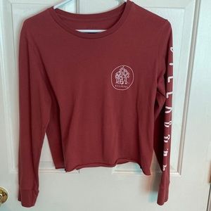 Billabong cropped long sleeve!